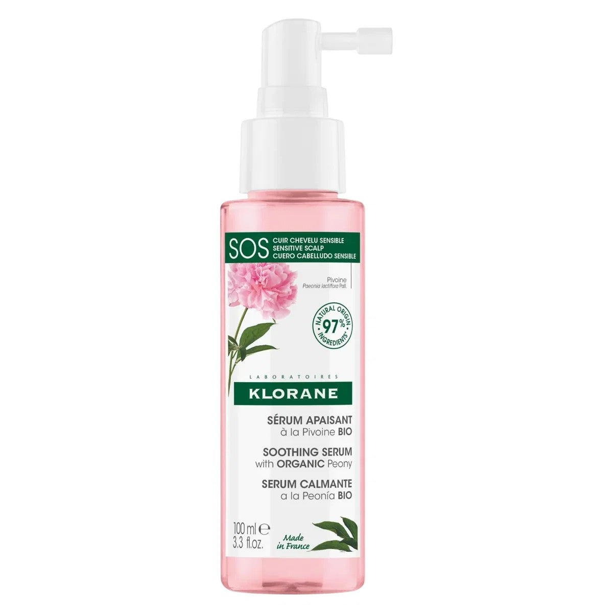 Klorane SOS Siero Lenitivo Peonia Bio 100ml — Siero viso