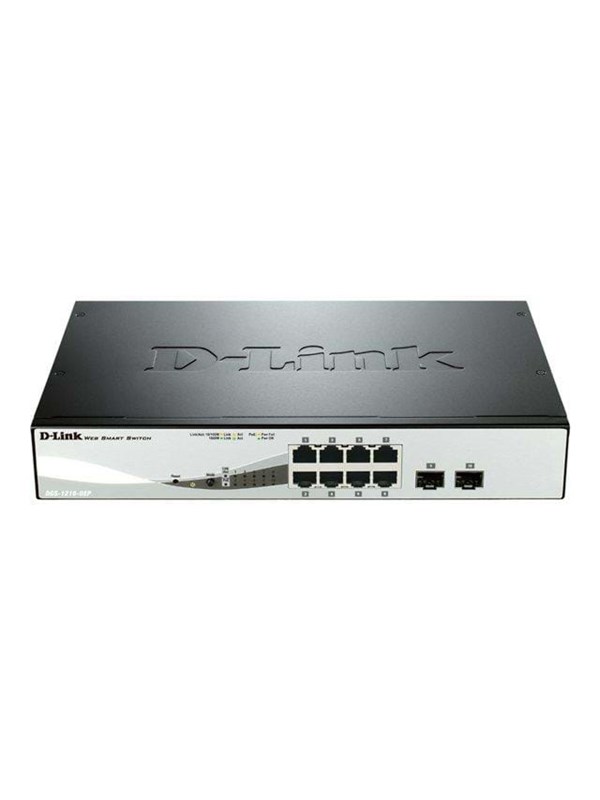D-Link 8-port 10/100/1000 Gigabit PoE Smart Switch