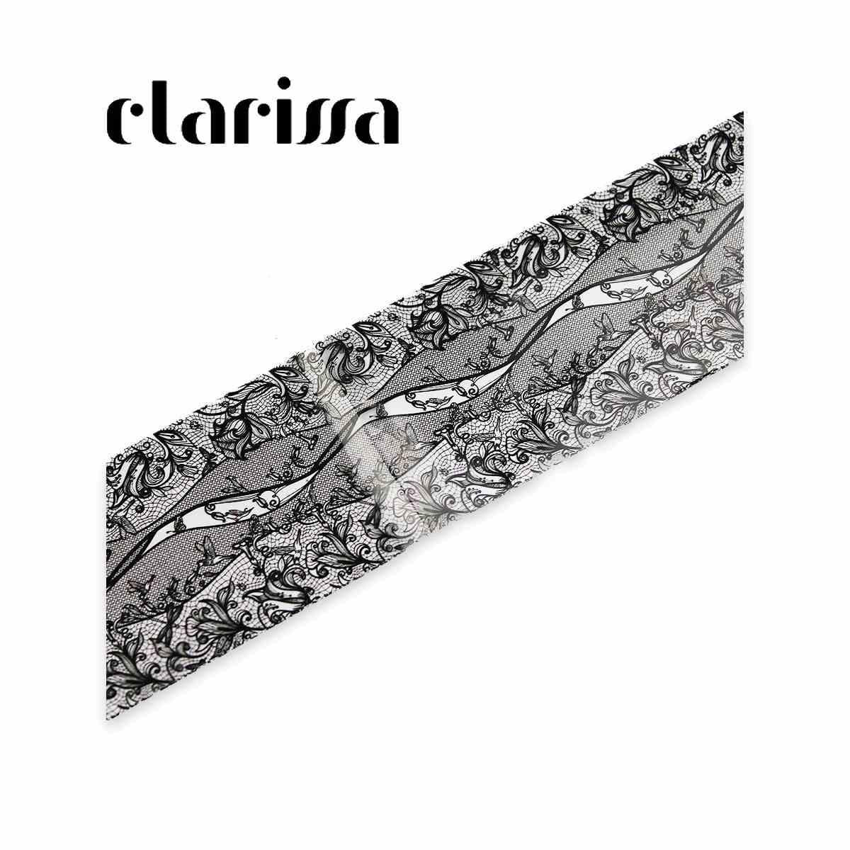 Clarissa folio musta pitsi 100 x 4 cm
