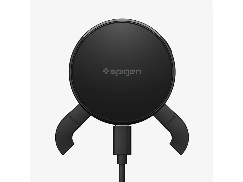 Spigen EV25MFAQ, Automaattinen, USB, Langaton lataus, Musta