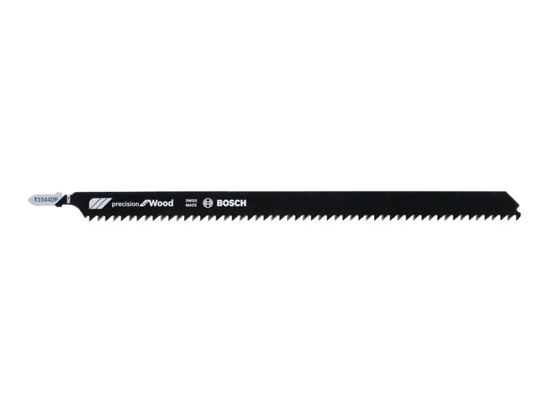 Bosch 2 608 667 394, Kuviosahanterä, Lastulevy, Kuitulevy, Pehmeä puu, Vaneri puuytimellä, Runsashiilinen teräs (HCS), Musta, 4 mm, 25 cm