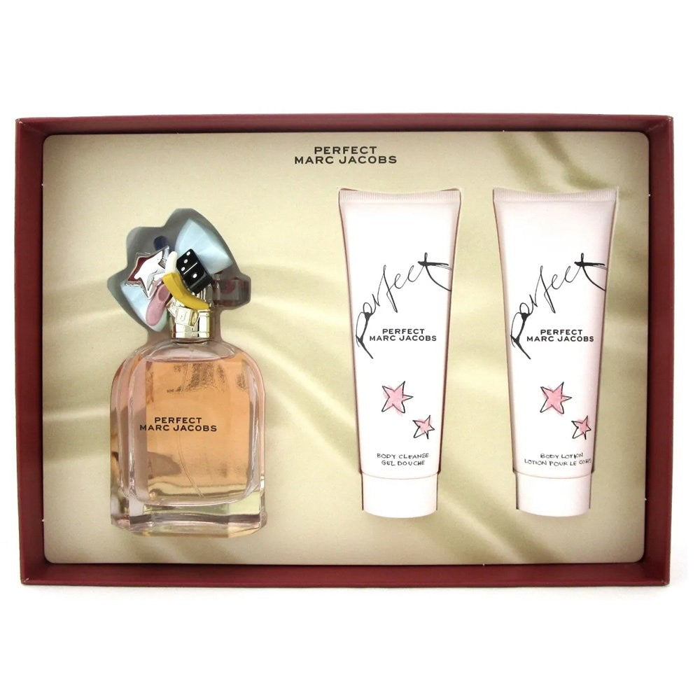 Marc jacobs Setti Marc Jacobs: Perfect Eau De Parfum For Women 100 ml + Perfect Hydrating vartalovoide 75 ml + Perfect Eau De Parfum For Women 10 ml *