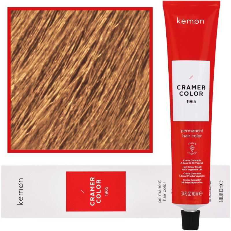 Kemon Cramer Color – Kermanvärinen hiusmaali kookosöljyllä, 100 ml 9,24 | Super kirkas beige kupariblondi