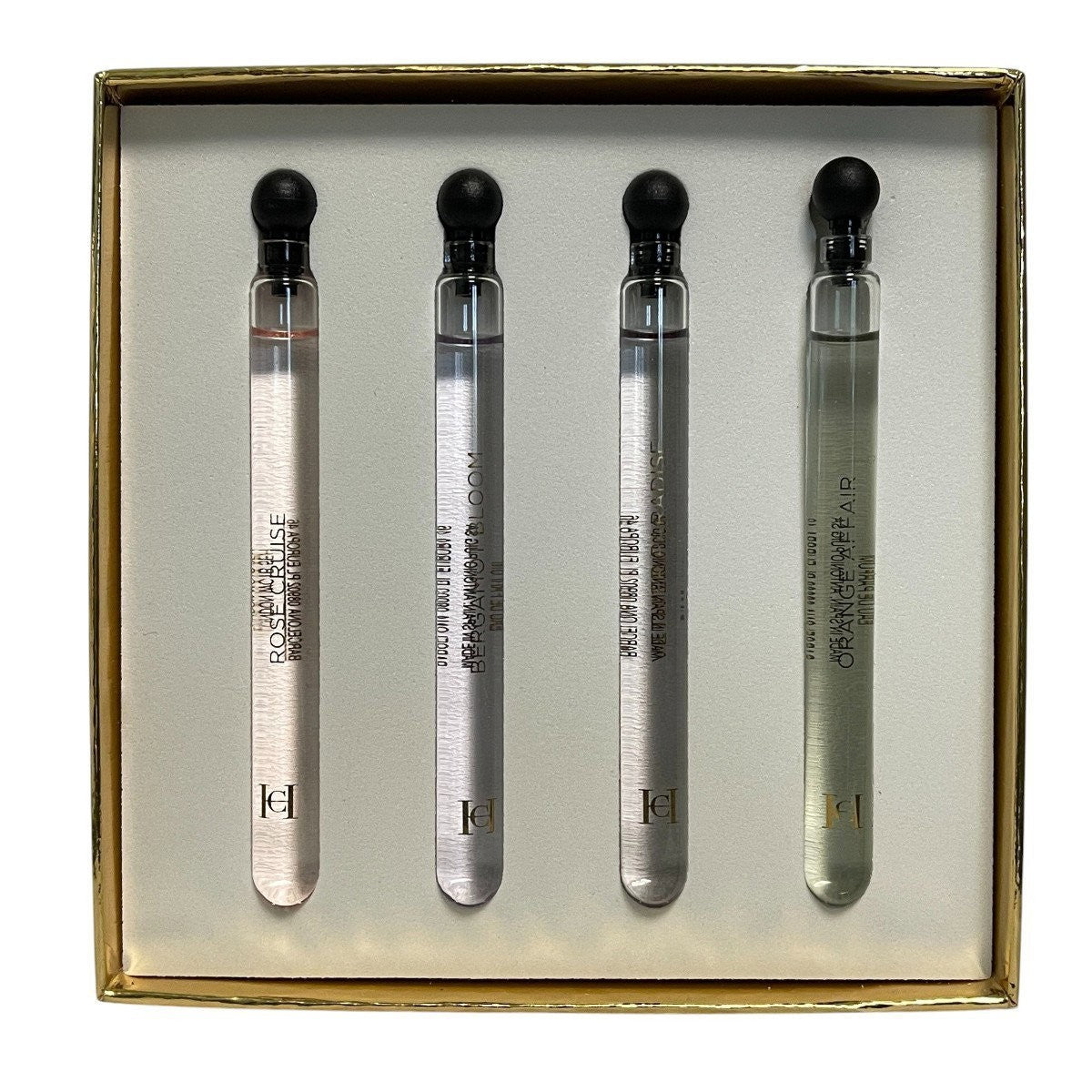 Lahjasetti Carolina Herrera: Eau de Parfum Orange Affair 4 ml + naisten Eau de Parfum Bergamot Bloom 4 ml + naisten Eau de Parfum Vetiver Paradise 4 m