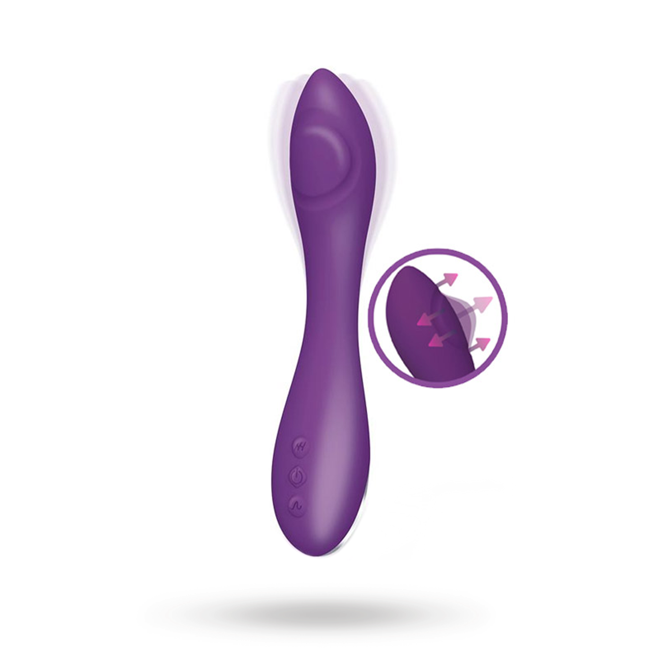 Action G-Spot Flap Pulsation Vibrator G-piste vibraattori