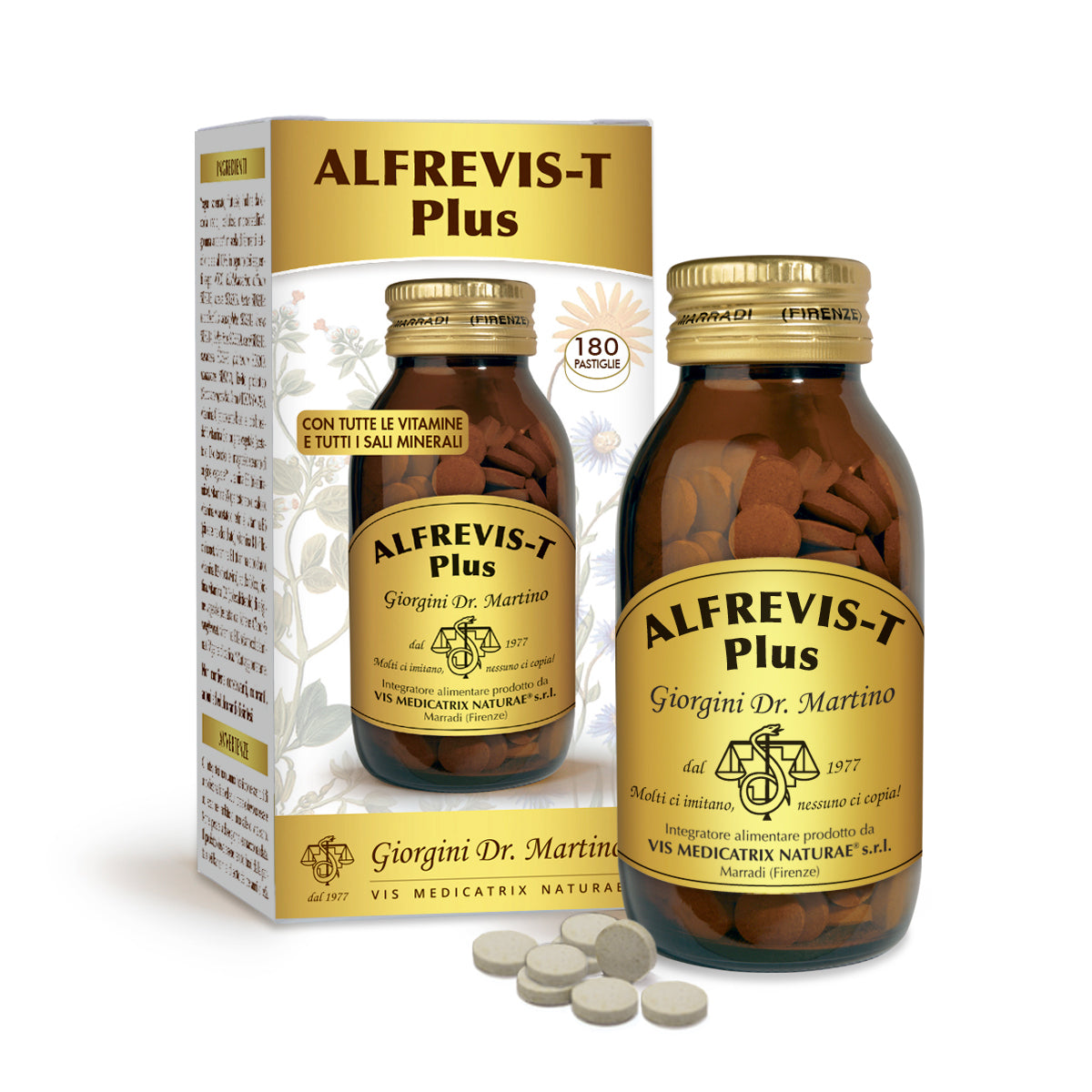 Dr Giorgini Alfrevis-T Plus 90 g Pastiglie 500 Mg — Integratore