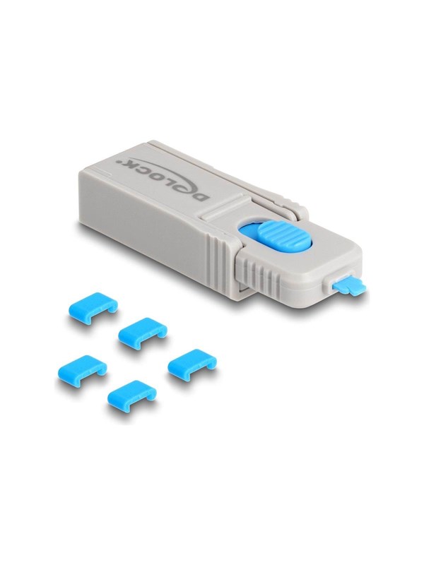 DeLOCK USB Type-C Port Blocker Set USB Type-C female ports 5 pieces