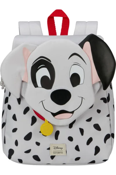 Disney Dalmatian lasten reppu – ergonominen, heijastava, 7,5 litraa