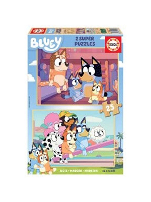 Educa Bluey 2 X 25 Wood