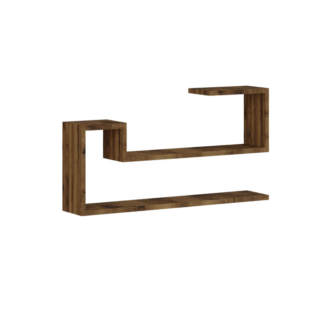Norda Design Seinähylly Ravi, antiikkipähkinä, 17 × 90 × 41,2 cm