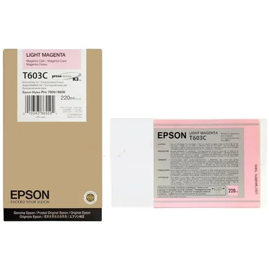 Epson Epson T603 Mustepatruuna vaalea magenta T603C Vastaa: N/A