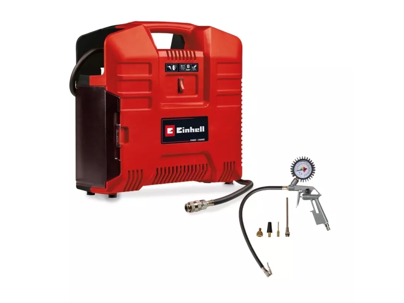 Einhell Cordless Portable Compressor TE-AC 36/8 Li OF Set-Solo