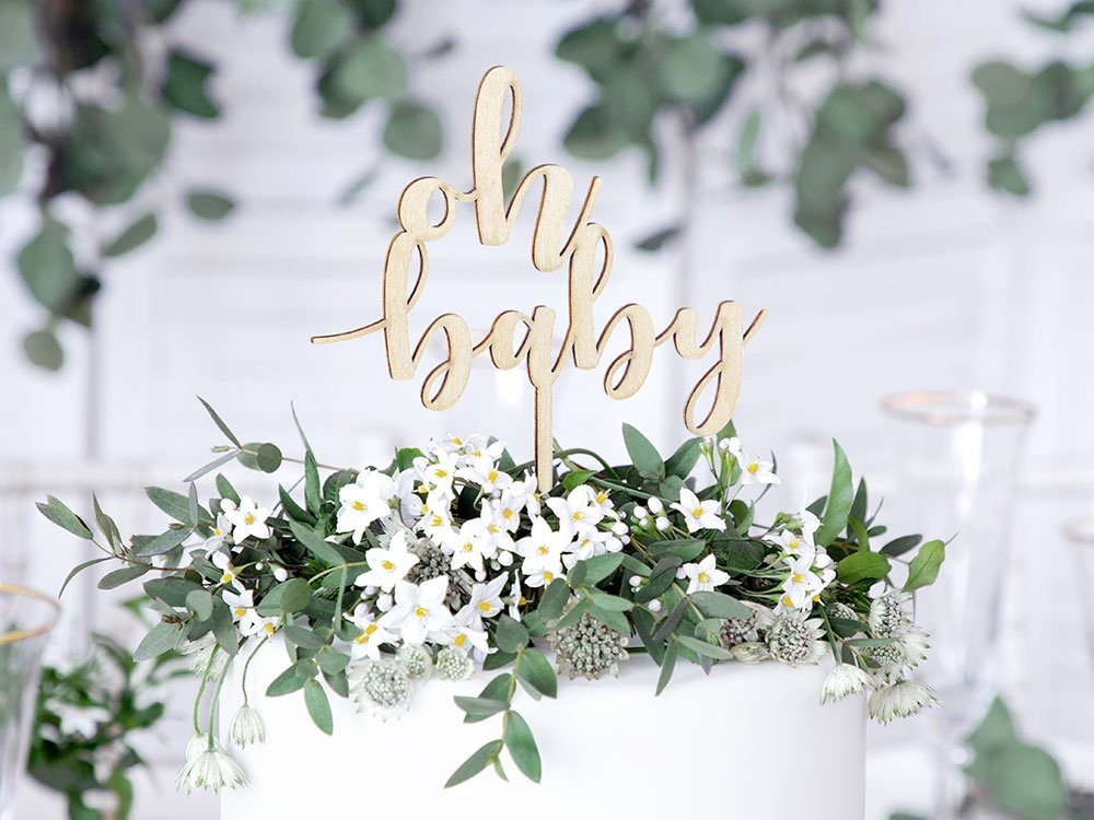 Cake Topper Oh Baby Puu
