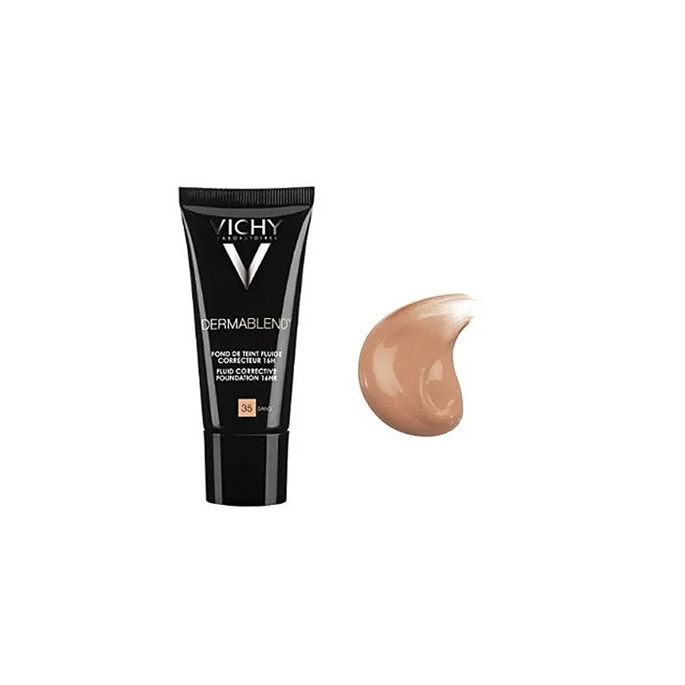 Vichy Dermablend peitevoide meikkivoide UV-suojakertoimella väri 35 Sand 30 ml