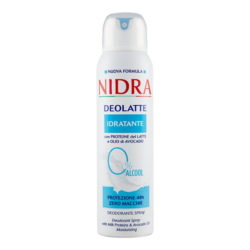Nidra Deolatte kosteuttava deodoranttisuihke maitoproteiineilla 150 ml
