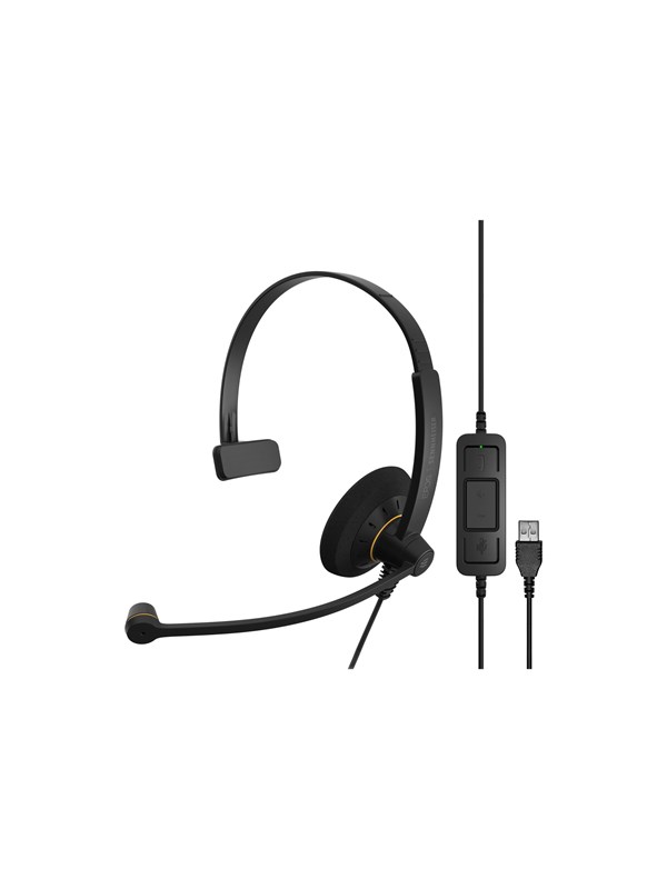 Epos Impact Sc 30 Ml Mono Usb-a Microsoft Teams Musta
