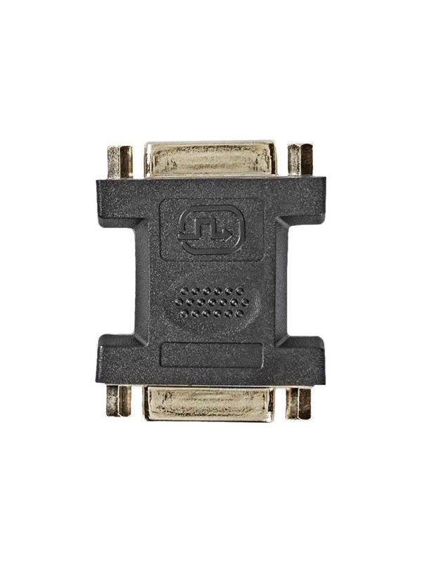 Nedis DVI-sovitin | DVI-I 24+5-Pin Naaras | DVI-I 24+5-Pin Naaras | Niklattu | Suora | PVC | Musta | Muovipussi
