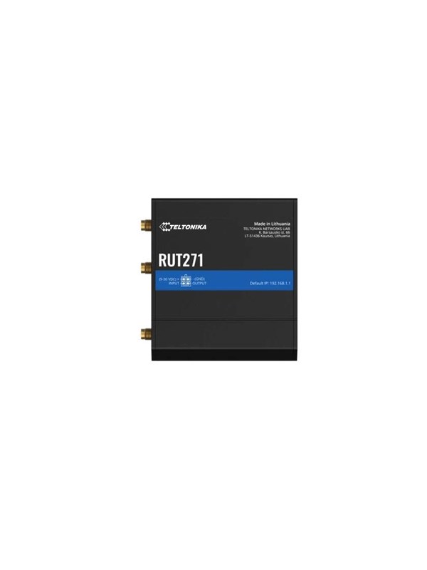 Teltonika RUT271 5G RedCap - Mobiiliverkkoreititin, Musta