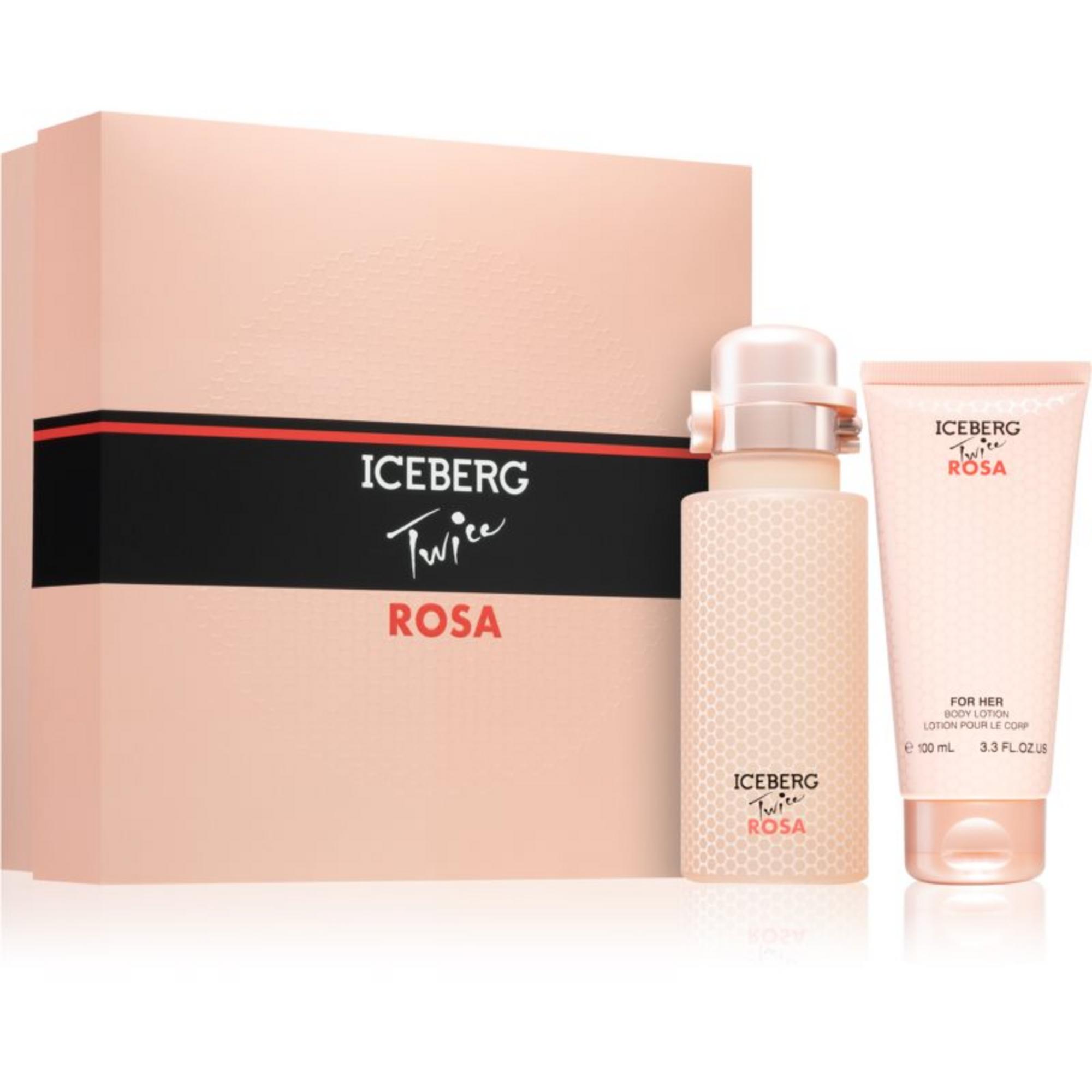 Iceberg Twice Rosa Donna 125 ml + Lozione corpo 100 ml — Set profumo e lozione