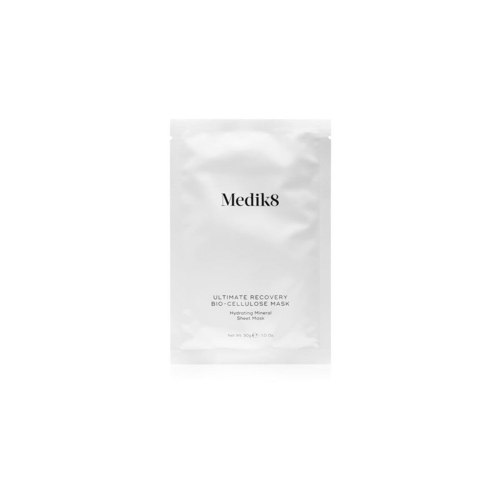 Medik8 Ultimate Recovery Bio-selluloosa maschera kosteuttavassa ja rauhoittavassa kankaassa 6 kpl