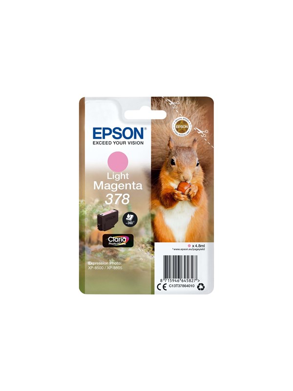 Epson 378-mustekasetti, 4.8 ml, vaaleanmagenta