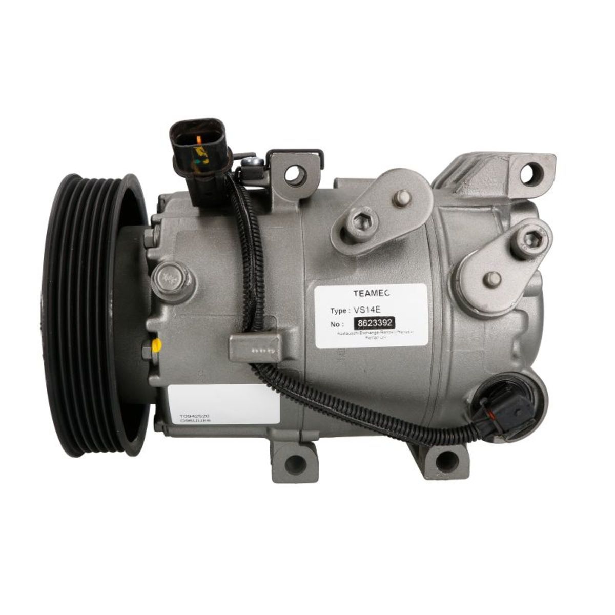 Ilmastoinnin kompressori TEAMEC 8623392