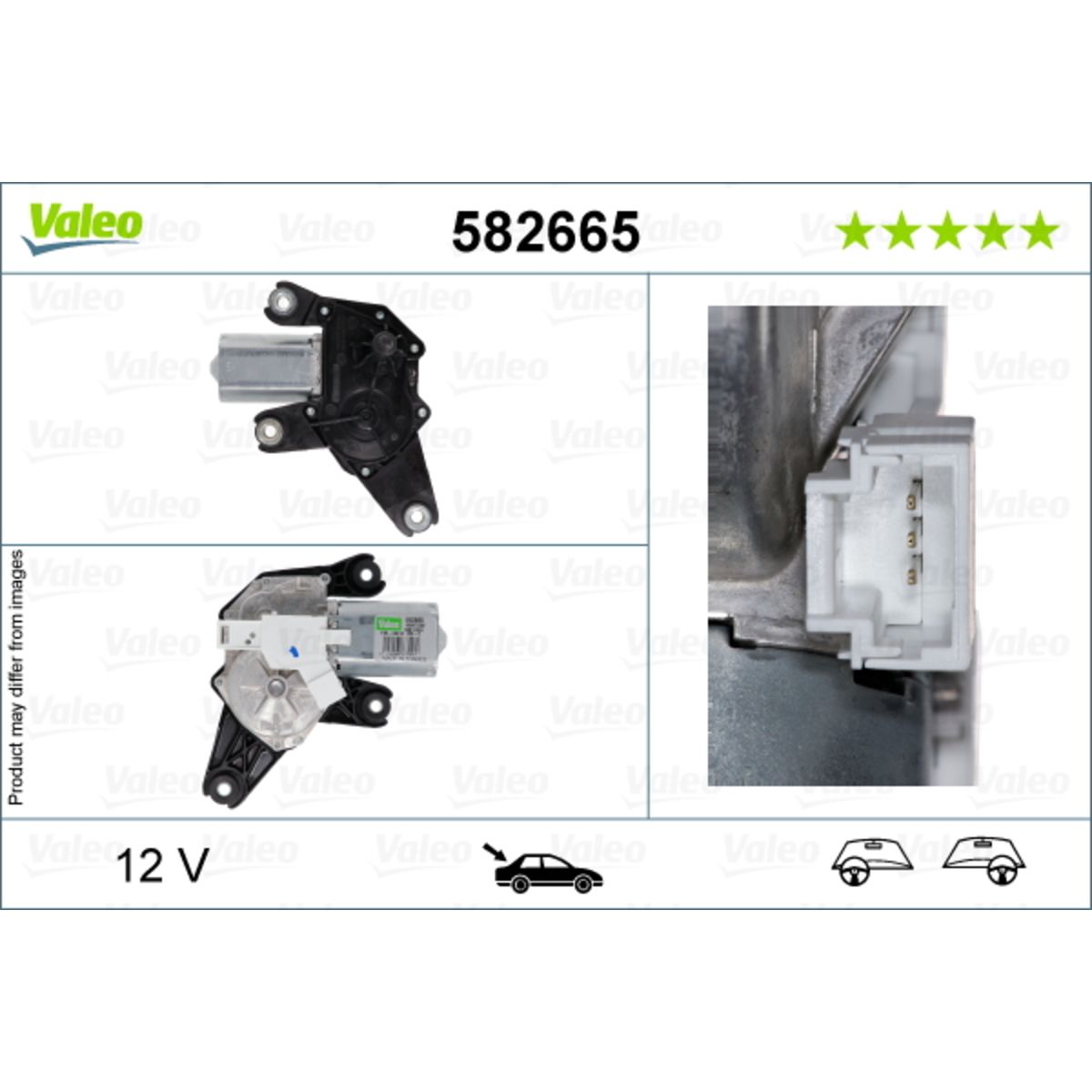 Pyyhkijän moottori VALEO 582665