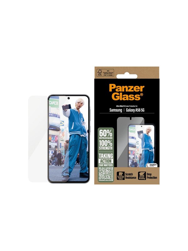 PanzerGlass Screen Protector Samsung Galaxy A56 5G | Ultra-Wide Fit