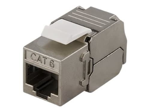 DELTACO MD-108 - Cat 6 Keystone-liitin, hopea