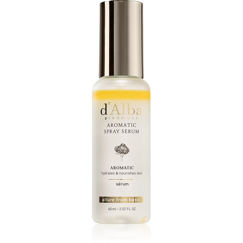 d'Alba White Truffle First Aromatic Spray Serum intensiivinen kosteuttava kasvosuihke 60 ml