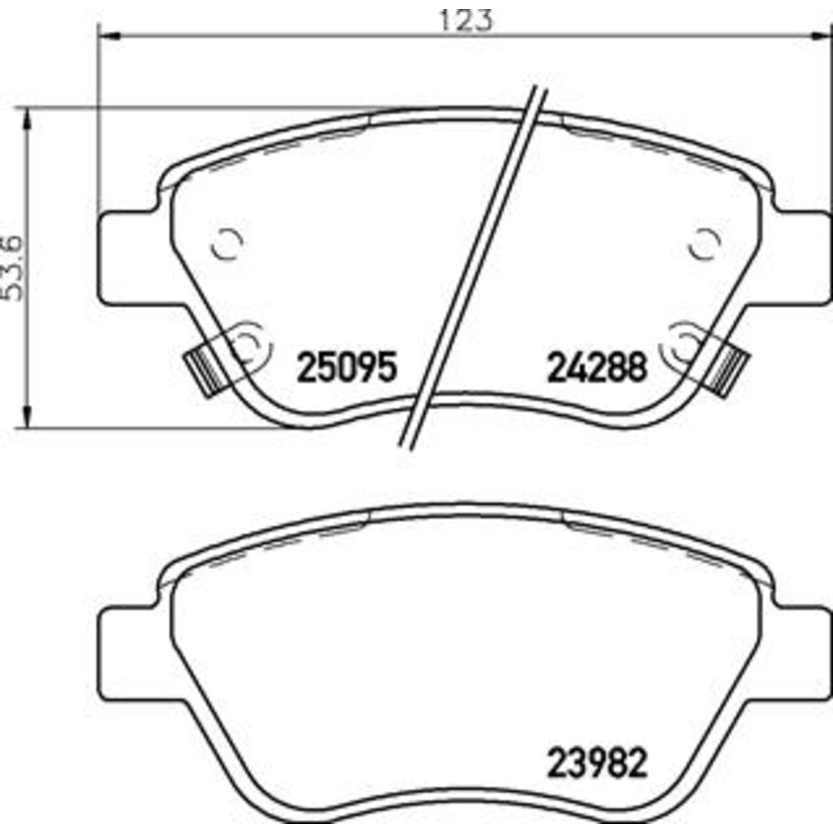 Jarrupalat, levyjarru BREMBO P 59 081