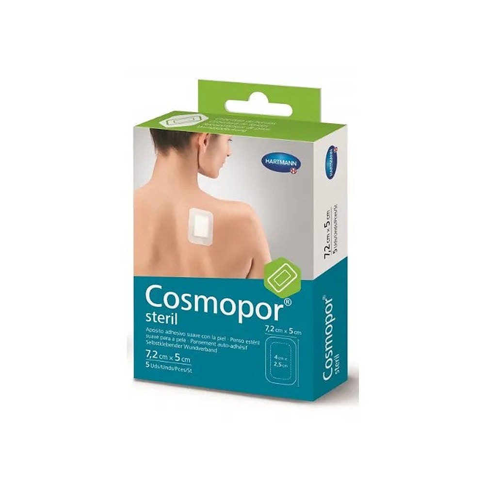 Hartmann Cosmopor Steriili 7,2x5 cm 5 kpl