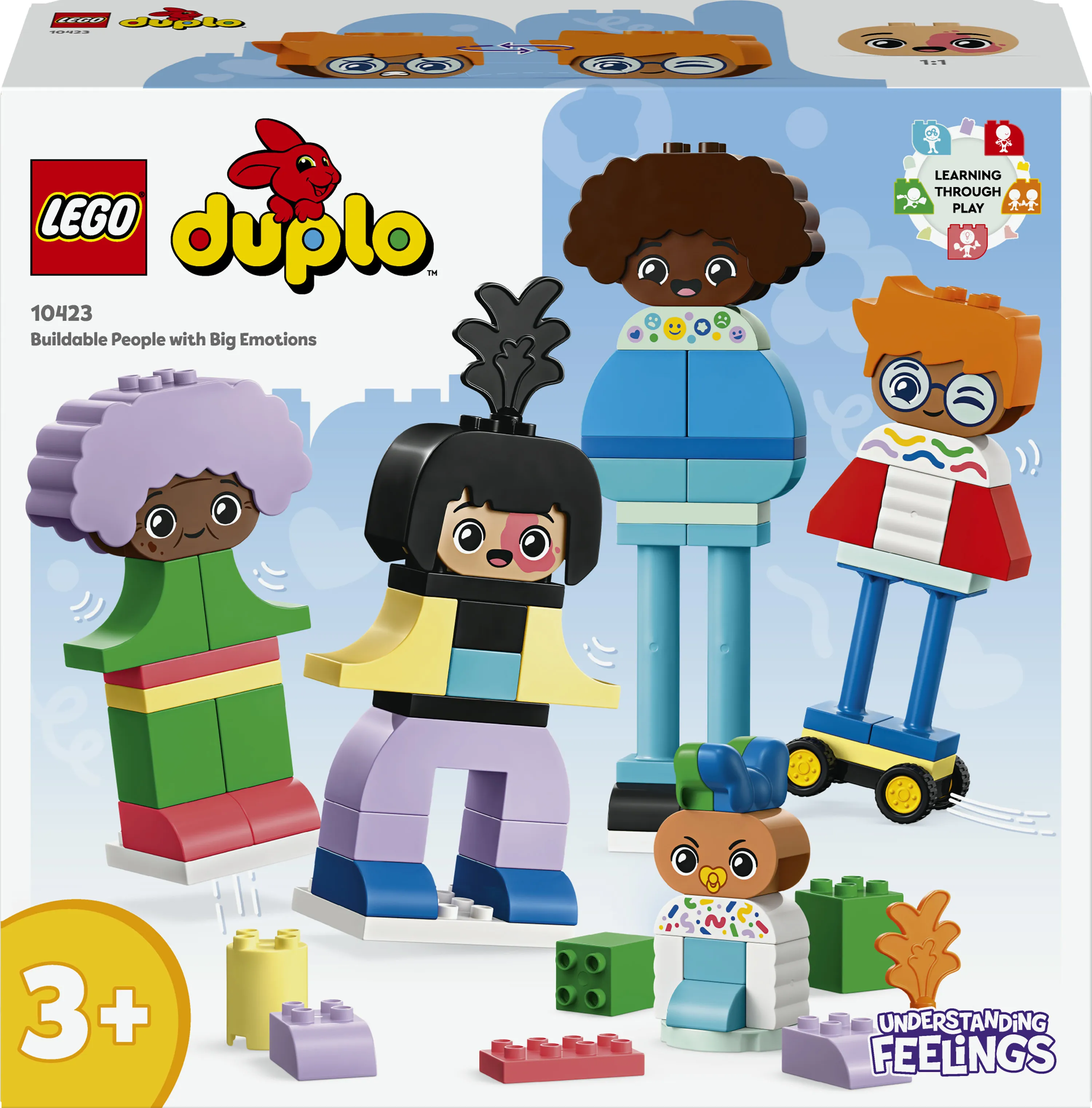 LEGO DUPLO 10423 Rakenna ihmisiä isoine tunteineen