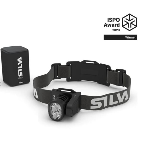 Silva Free 3000 L, otsalamppu, musta