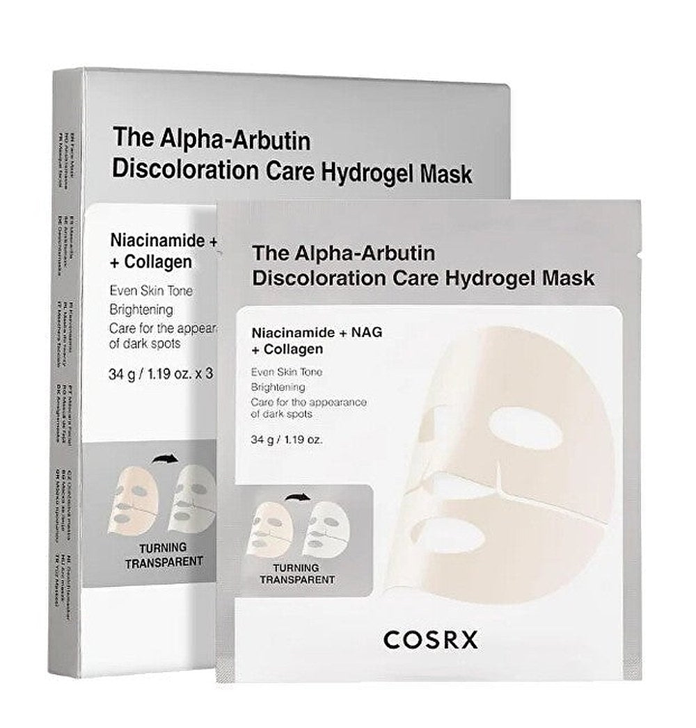 COSRX Arbutin Discolorazione Maschera Hydrogel 34g — Maschera viso