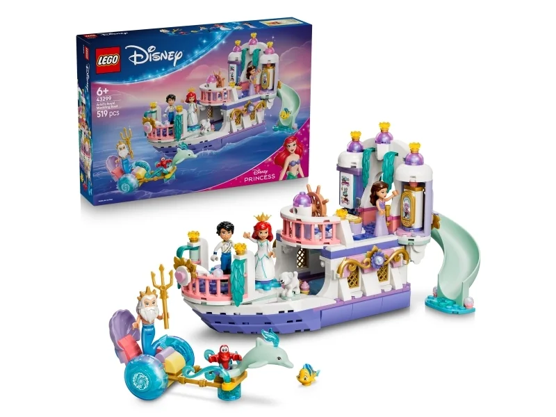 Arielin kuninkaallinen häävene LEGO® Disney Princess (43299)