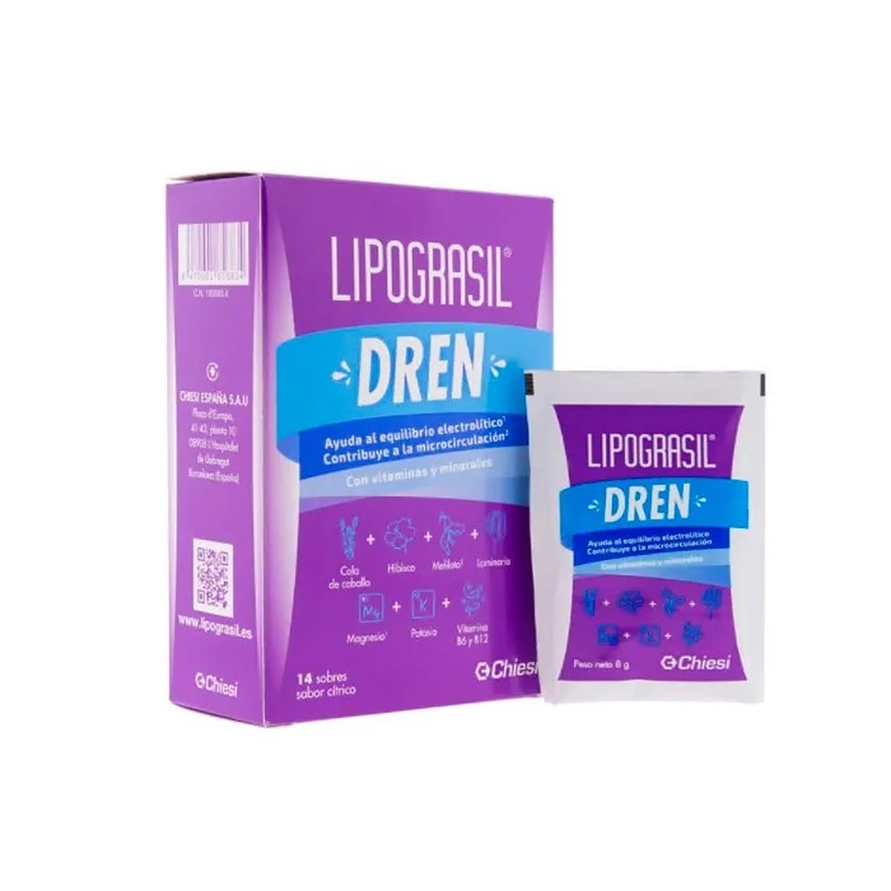 Lipograsil Dren Citrus Aroma 14 pussia