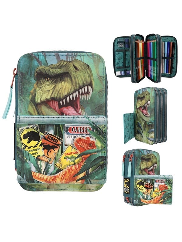 Dino World Kolminkertainen kynäkotelo vaara ( 0411757 )