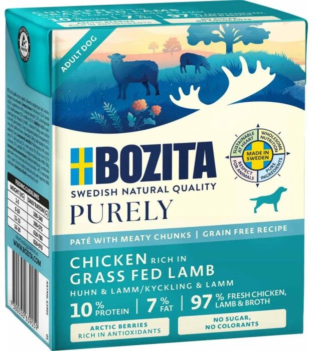 Bozita Purely Paté Lammas 370 g