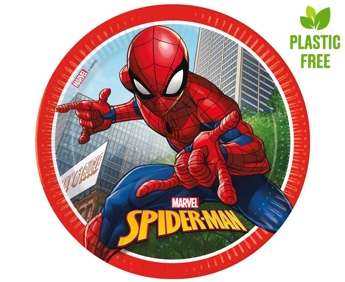 Pahvilautaset Spiderman - 8-pakkaus