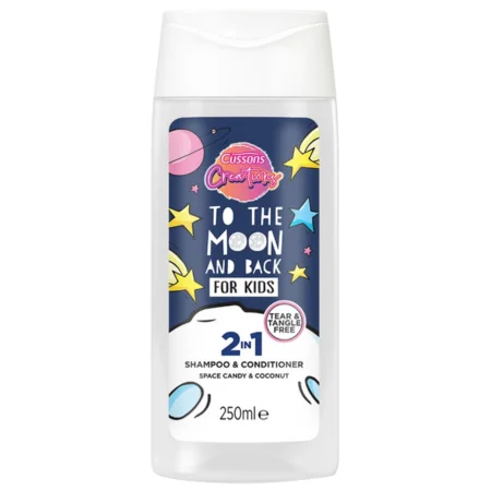 Cussons Creations 2‑in‑1 To The Moon & Back Shampoo & Hoitoaine – 250 ml