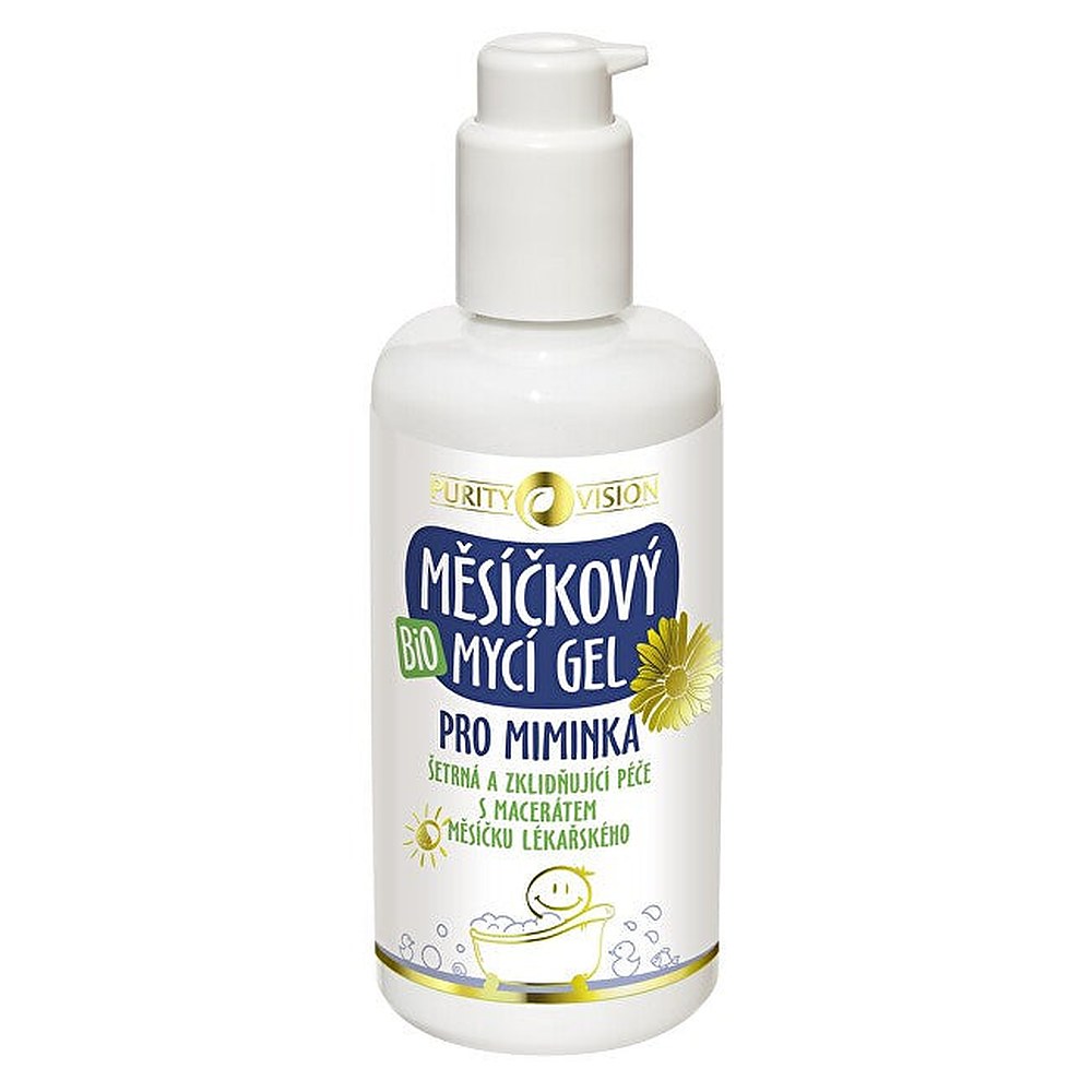Purity vision Bio Calendula -puhdistusgeeli vauvoille - 200 ml