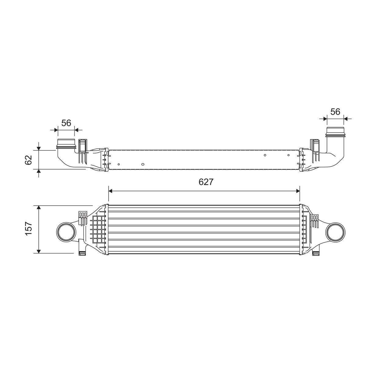 Välijäähdytin VALEO 818624