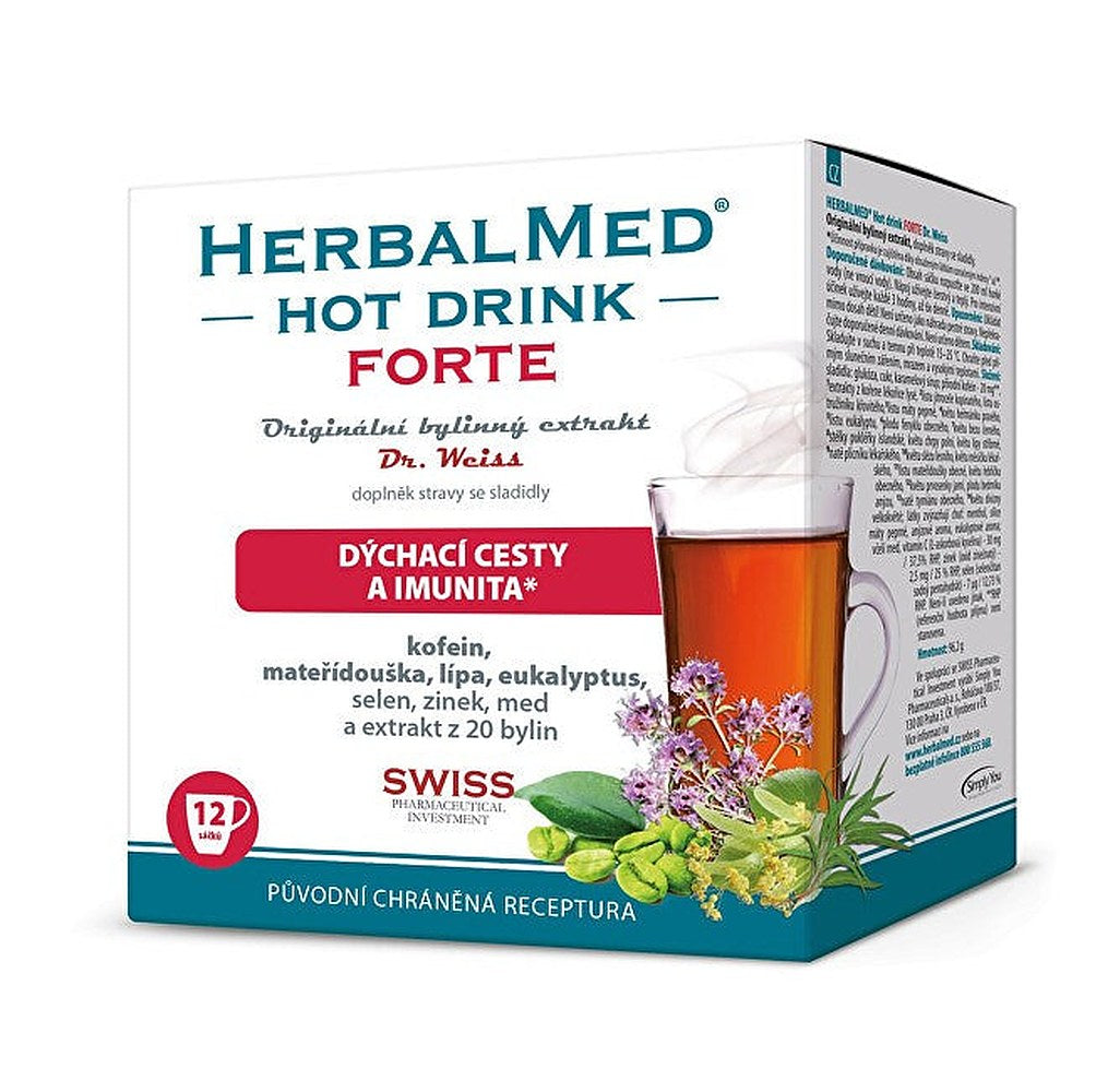 Simply You Herbalmed Hotdrink Forte Dr. Weiss Con Caffeina 12 Bustine — Integratore bevibile