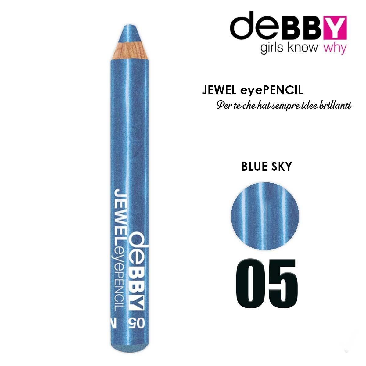 Debby Jewel-silmäkynä 05 Blue Sky Metal