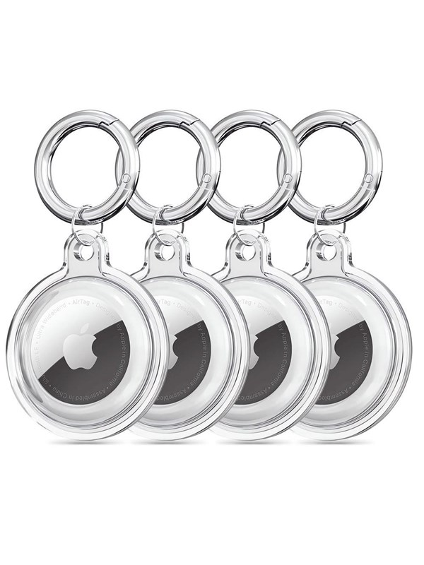 Tech-Protect fodral Icon Apple AirTag Clear [4-pack]