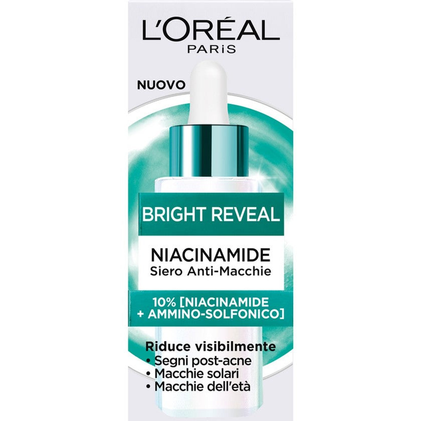 L'orealin tahroja ehkäisevä seerumi [10 % niasiiniamidi + aminosulfonihappo] 30 ml