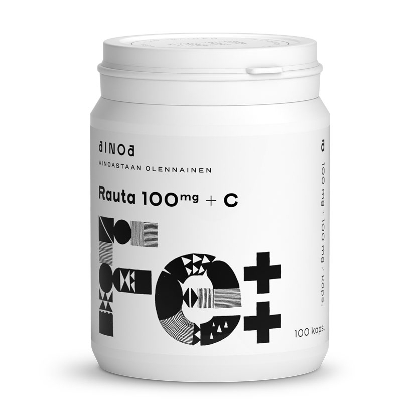 Ainoa Rauta 100mg + C 100 kaps