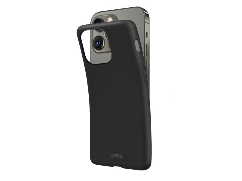 SBS Polo One, Suojus, Apple, iPhone 13 Pro Max, 17 cm (6.7), Musta