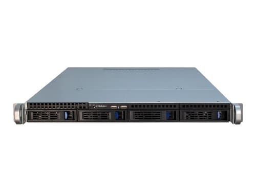 Inter-tech 1u 1404 Rackchassis - (löytötuote Luokka 3) Rack Musta, Ruostumaton Teräs